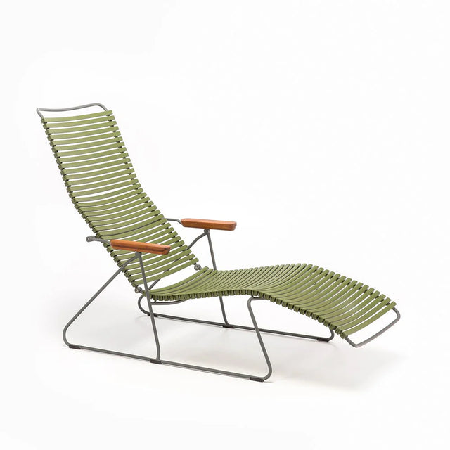 Click Sunlounger with Armrest