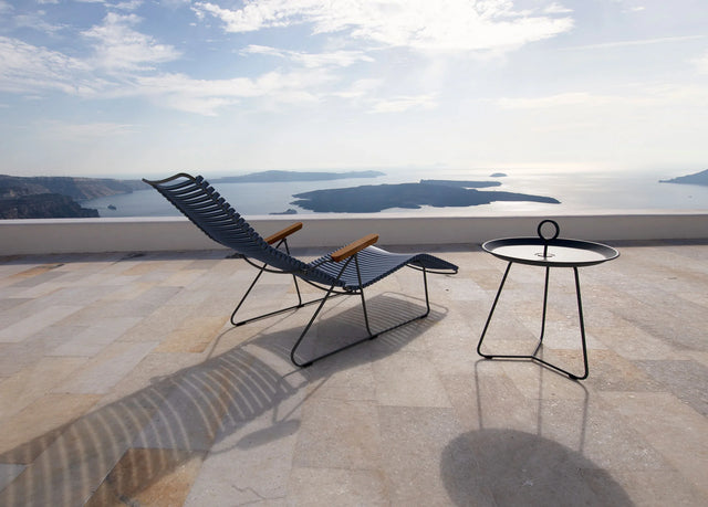 Click Sunlounger with Armrest