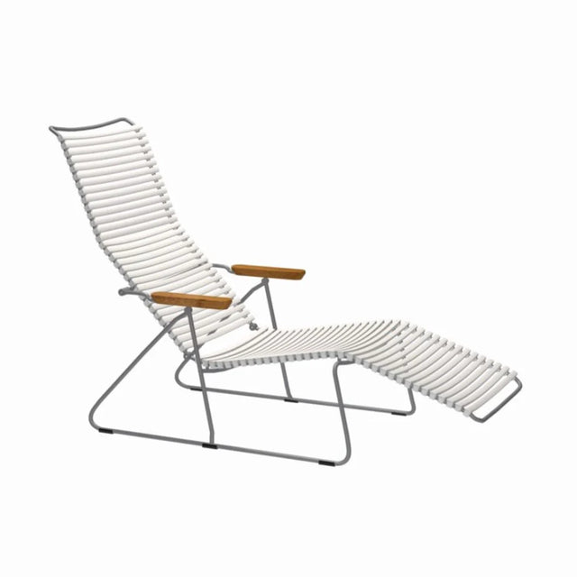 Click Sunlounger with Armrest