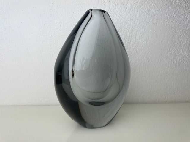Orrefors large Lucid Drop Glass Vase by Sven Palmqvist