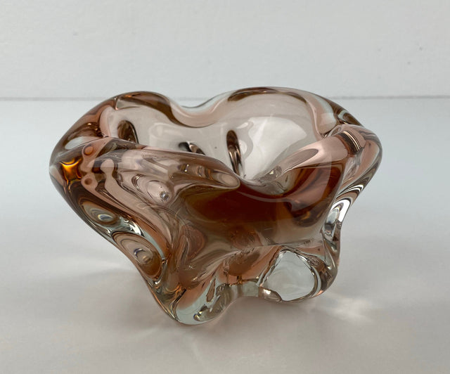 Murano Vintage Glass Ashtray