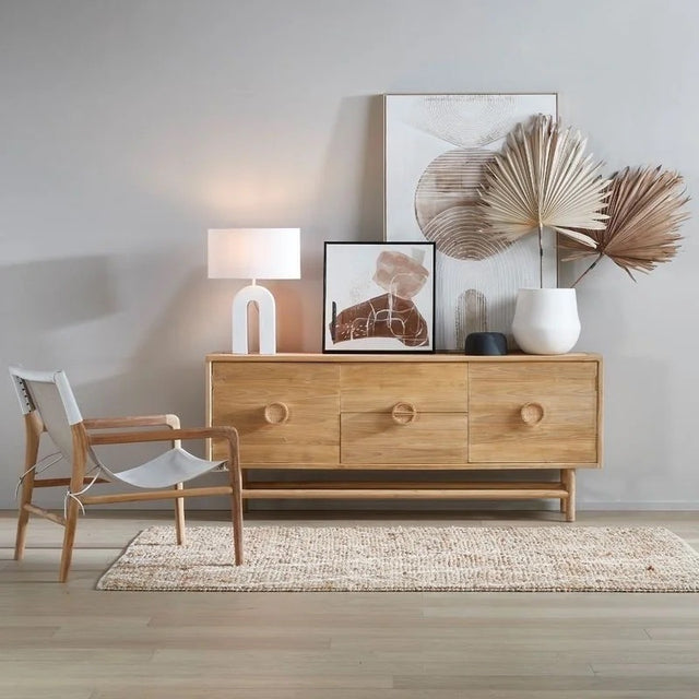 Jasper Lounge Chair in White Leather