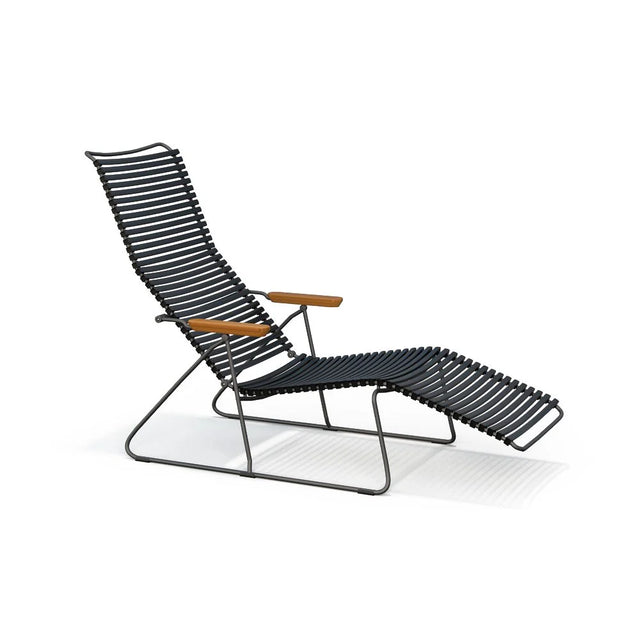 Click Sunlounger with Armrest