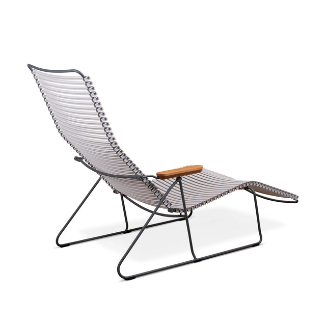 Click Sunlounger with Armrest