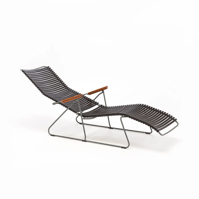 Click Sunlounger with Armrest