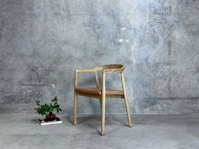 Frankie Dining Chair - Leather Seat