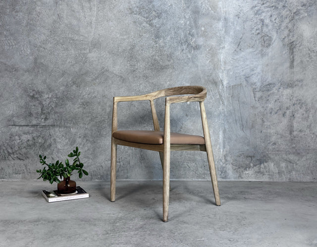 Frankie Dining Chair - Leather Seat