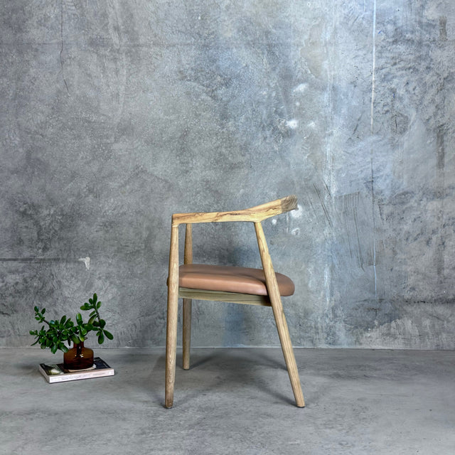 Frankie Dining Chair - Leather Seat