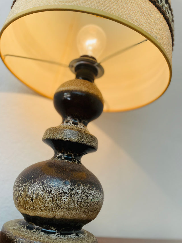 West German Ceramic Fat Lava Lamp