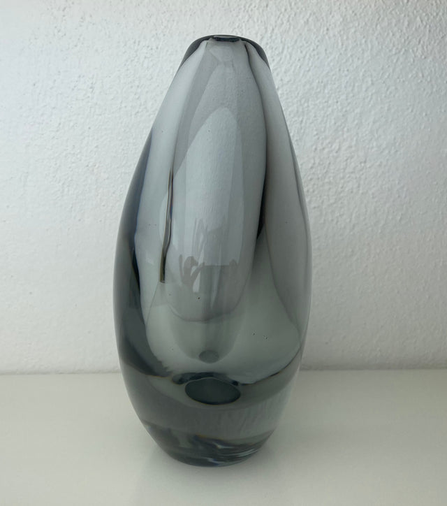 Orrefors large Lucid Drop Glass Vase by Sven Palmqvist