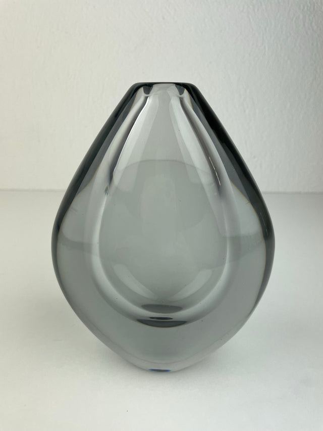 Orrefors large Lucid Drop Glass Vase by Sven Palmqvist