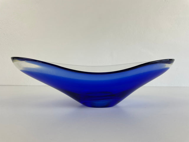 Hand-blown Art Glass bowl - Murano, Sommerso glass